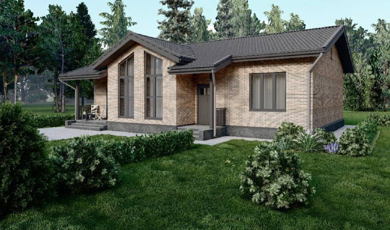 Проект индивидуального жилого дома Апрель 2025 год 